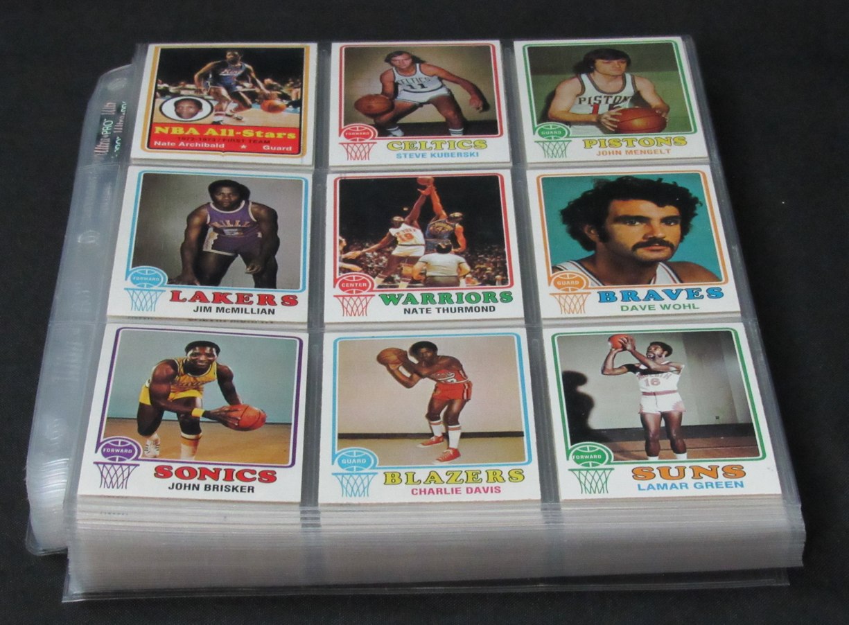 1973-74 TOPPS Basketball Complete Set (264) Chamberlain Abdul-Jabbar 199066