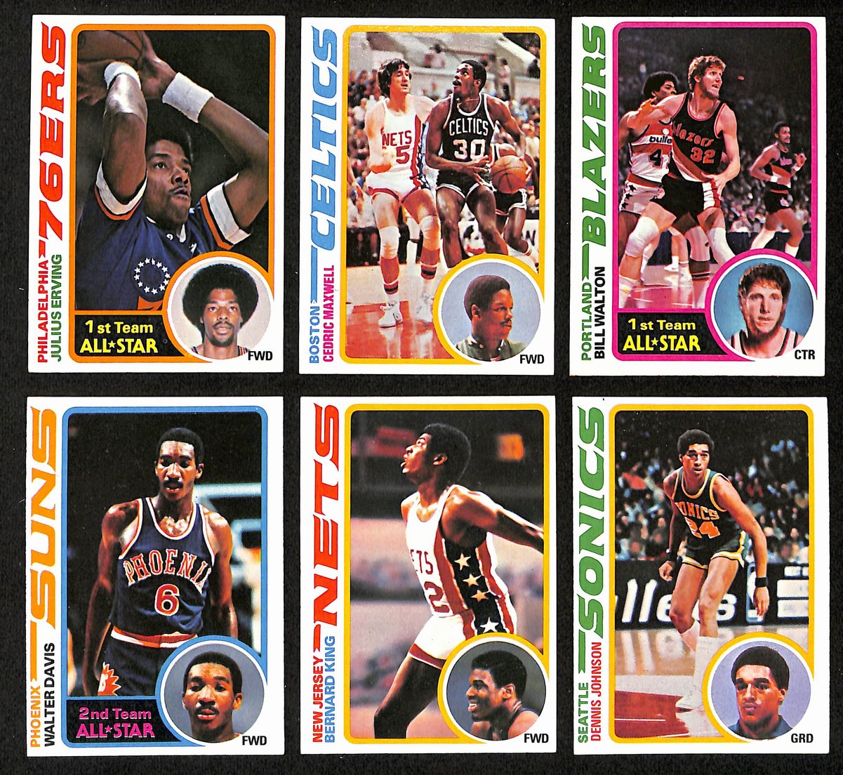 1978-79 TOPPS Basketball Complete Set (132) King RC Erving Maravich 199065