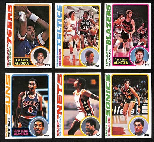 1978-79 TOPPS Basketball Complete Set (132) King RC Erving Maravich 199065