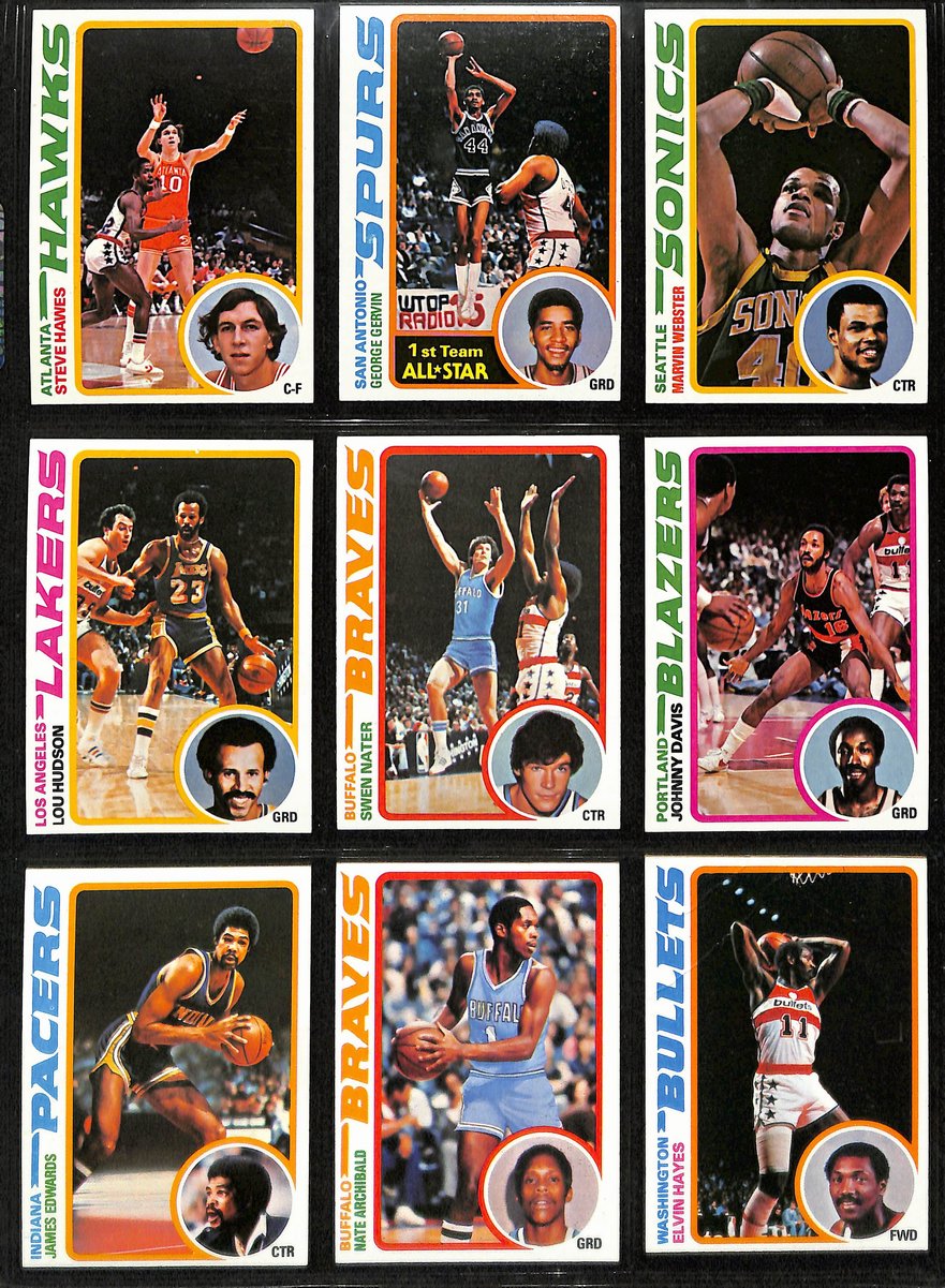 1978-79 TOPPS Basketball Complete Set (132) King RC Erving Maravich 199065