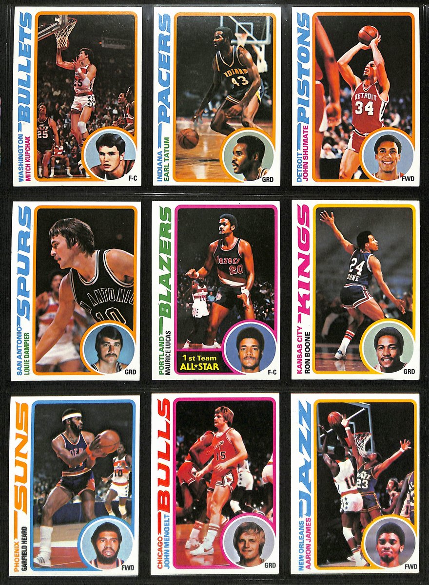 1978-79 TOPPS Basketball Complete Set (132) King RC Erving Maravich 199065