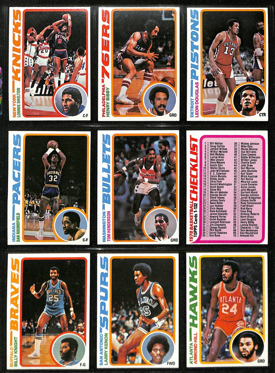1978-79 TOPPS Basketball Complete Set (132) King RC Erving Maravich 199065