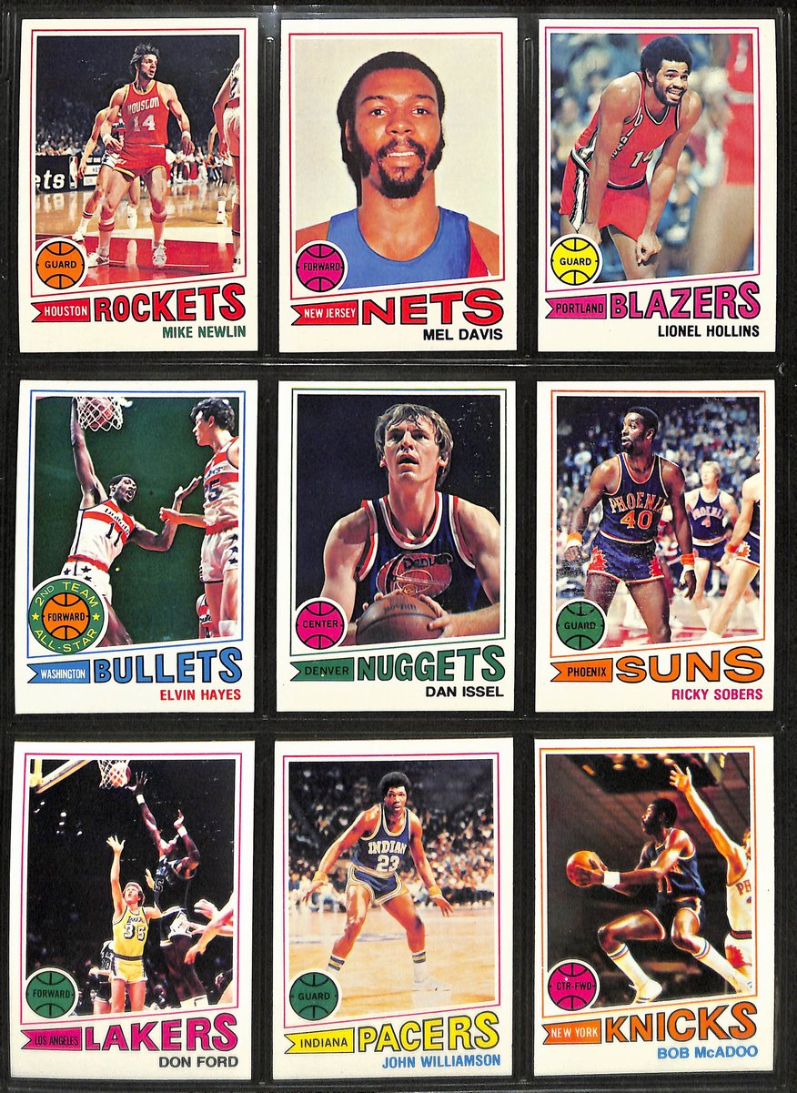 1977-78 TOPPS Basketball Complete Set (132) Parish RC Dantley RC Erving 199067