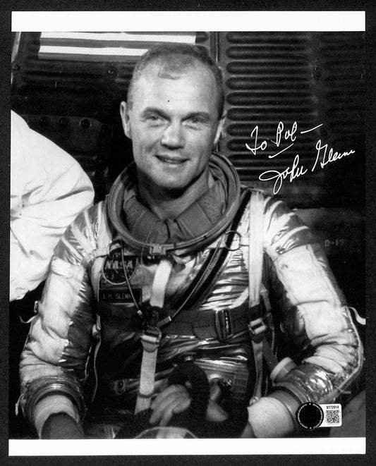 John Glenn Signed/Autographed 8x10 photo Astronaut/Senator BAS Beckett 199696