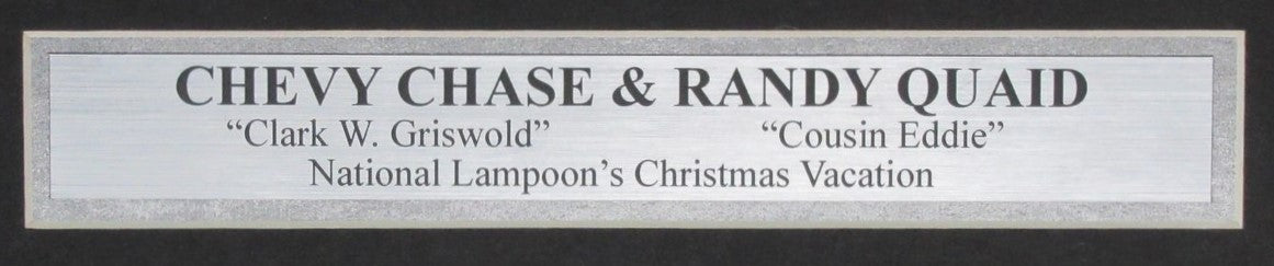 Chevy Chase/Randy Quaid Signed 16x20 Photo "Christmas Vacation" Framed JSA 19906
