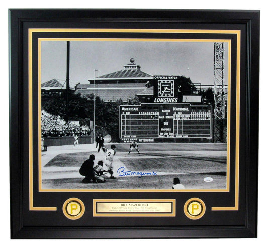 Bill Mazeroski Signed/Autographed 16x20 Photo Pirates Framed JSA 199077