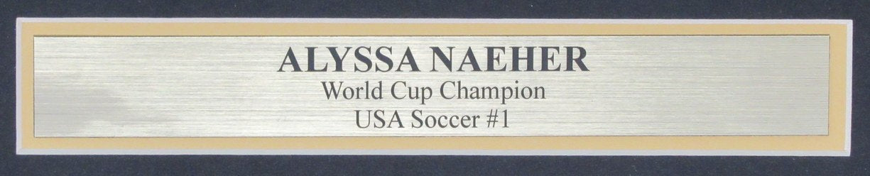 Alyssa Naeher Signed/Autographed 11x14 Photo US Women Soccer Framed JSA 199078