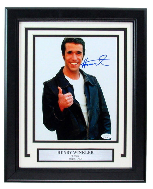 Henry Winkler Signed/Autographed 8x10 Photo "Happy Days" Framed JSA 199079