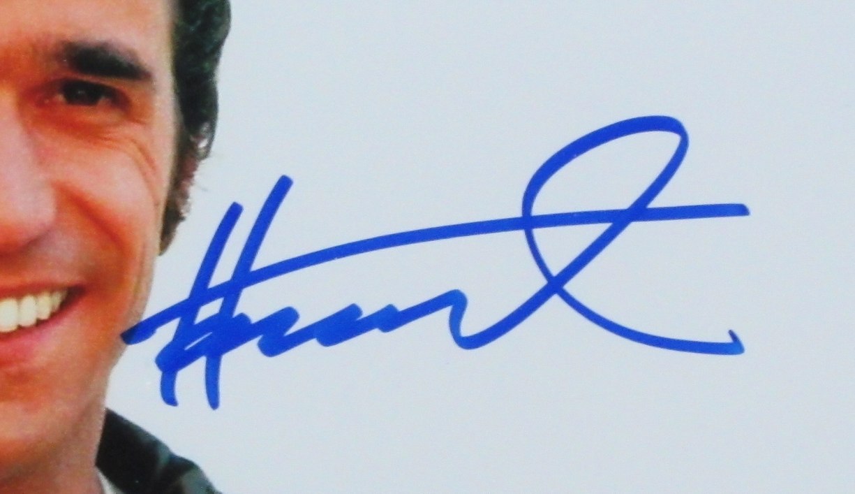 Henry Winkler Signed/Autographed 8x10 Photo "Happy Days" Framed JSA 199079