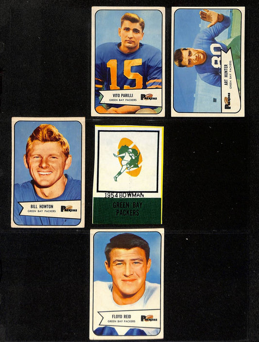 1954 Bowman Football Cards Green Bay Packers Complete Team Set (11) 200305