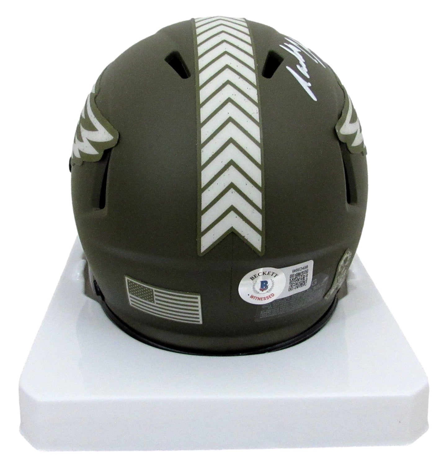 Randall Cunningham Signed/Auto Mini Football Helmet Eagles Beckett 200043