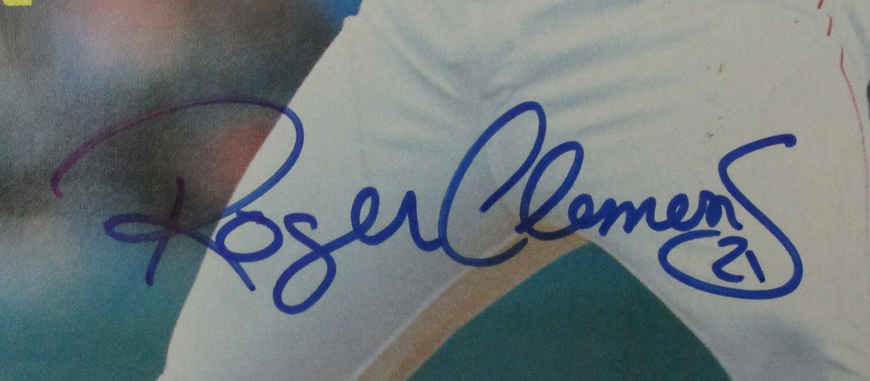 Roger Clemens Signed 5/12/1986 Sports Illustrated Magazine Red Sox PSA 199063