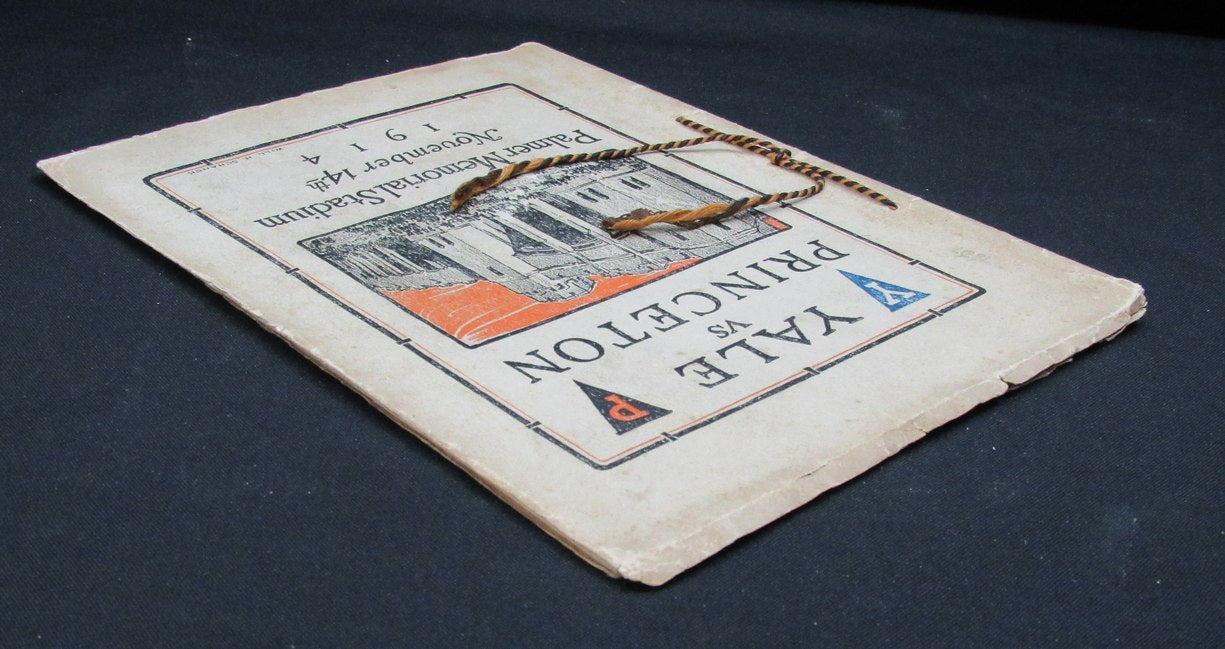 Yale vs. Princeton Vintage November 14, 1914 Football Game Program 200774