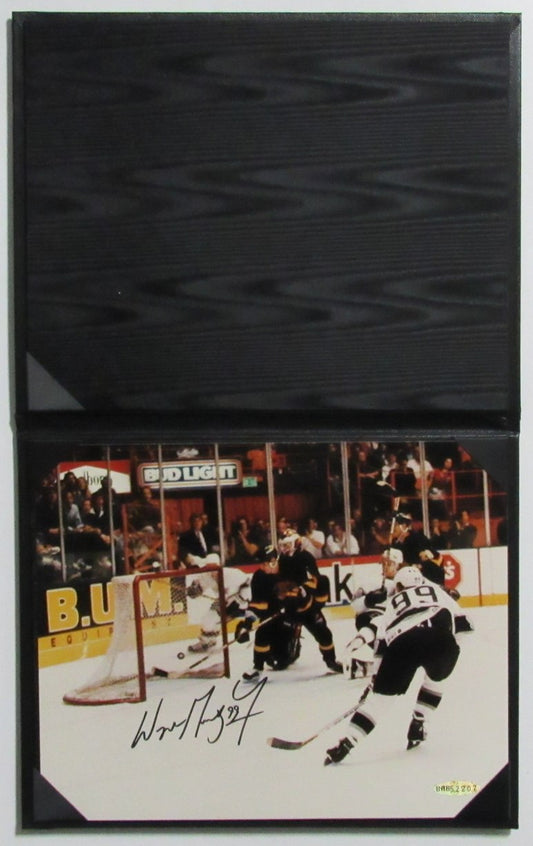 Wayne Gretzky HOF Signed/Auto Goal #802 8x10 Photo Kings Upper Deck UDA 200025