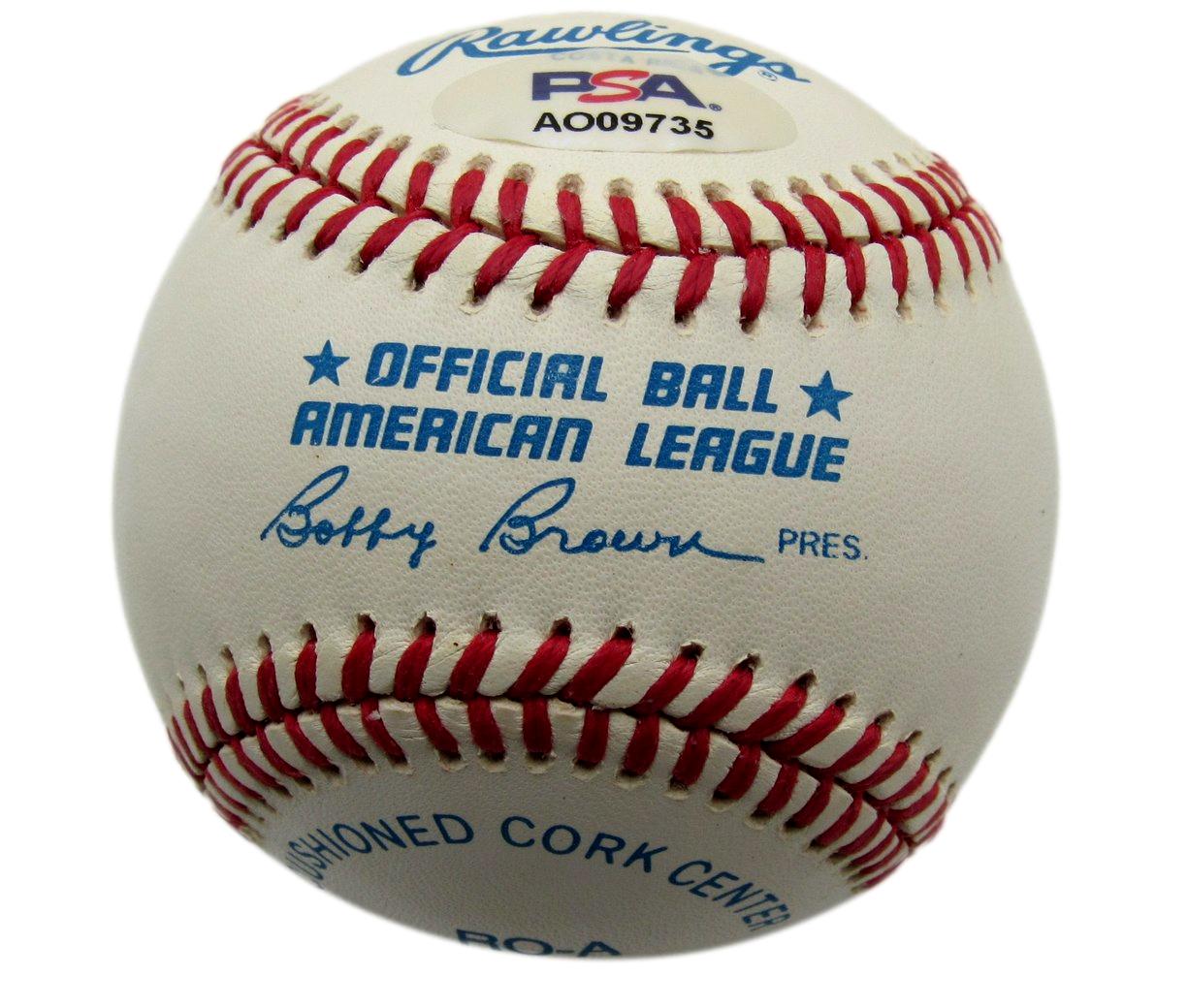 Joe DiMaggio HOF Signed/Autographed OAL Baseball NY Yankees PSA/DNA 200080