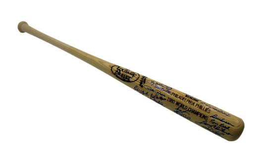 1980 World Series Champs Phillies Bat Signed by 32 Rose McGraw PSA/DNA 200767
