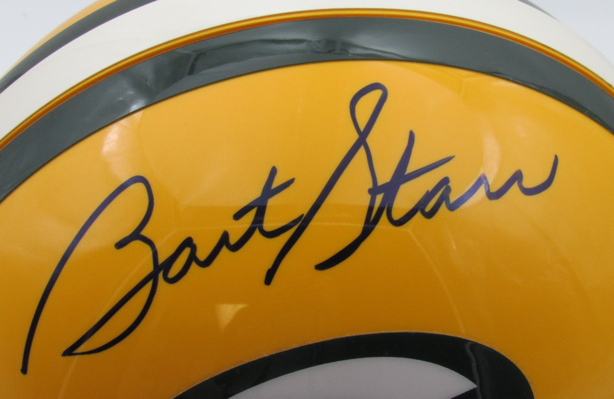 Bart Starr HOF Signed Full Size Proline Football Helmet Packers PSA/DNA 200075