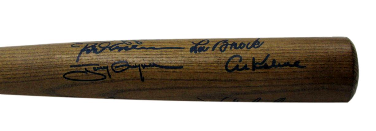 3000 Hit Club Bat Multi-Signed (12) Rose Gwynn Brett HOF ++ 15/60 PSA/DNA 200763