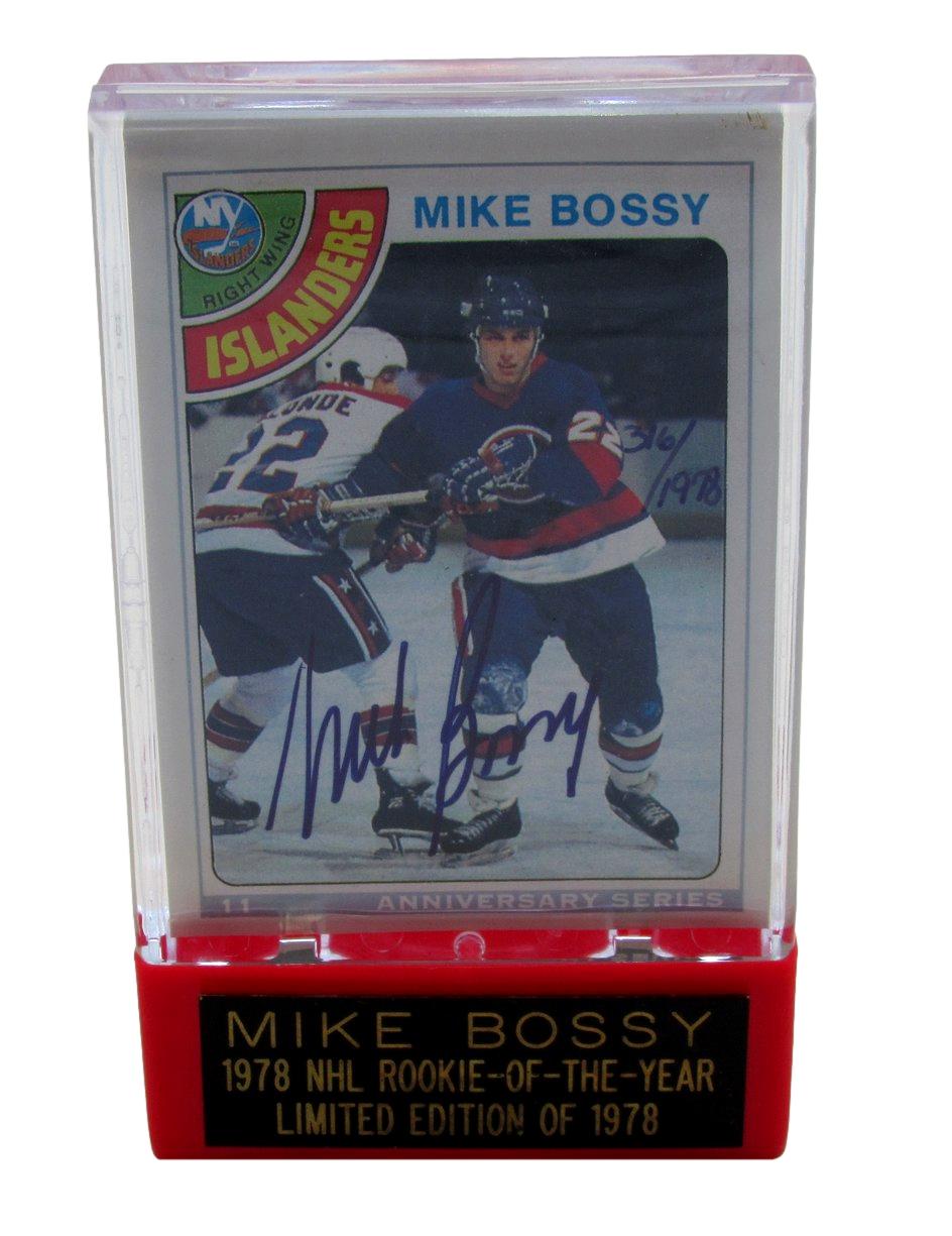 1978 Mike Bossy HOF Signed/Auto Anniversary Series Rookie Card #11 RC  200024