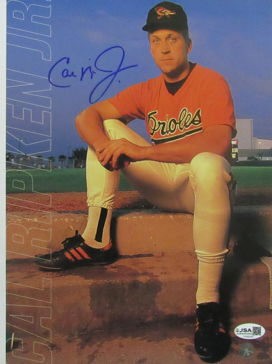Cal Ripken Jr. HOF Signed/Autographed 10x12 Book Photo Orioles JSA 200127