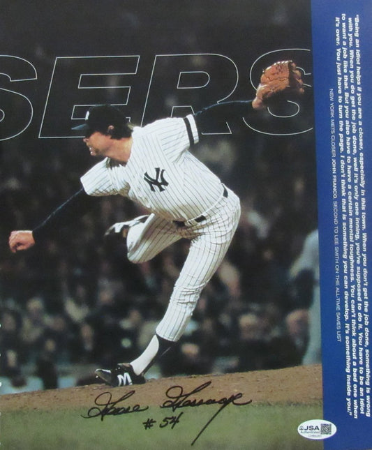 Rich Goose Gossage HOF Signed/Autographed 10x12 Book Photo Yankees JSA 200131