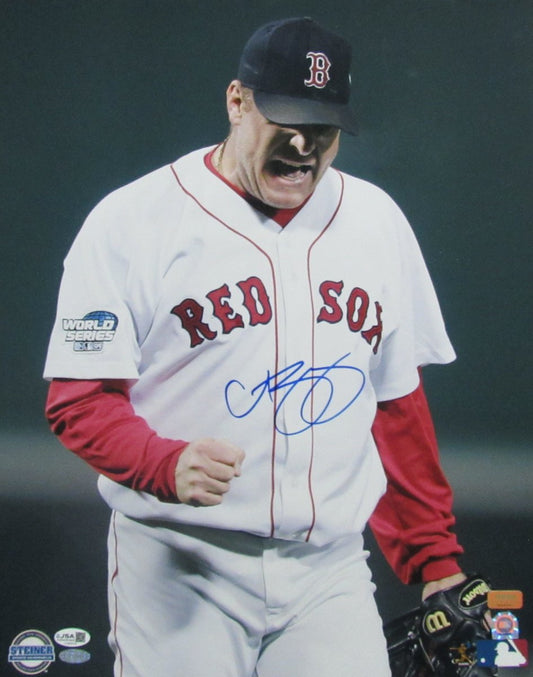 Curt Schilling Signed/Autographed 16x20 Photo Boston Red Sox JSA 200110