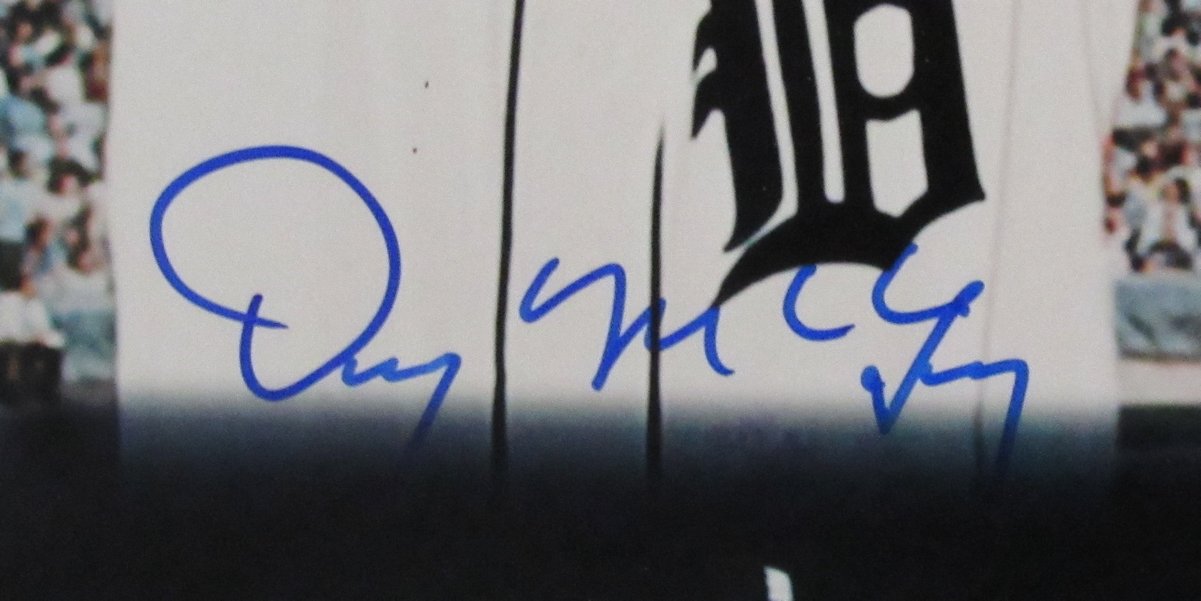 Denny McLain/Willie Hernandez Dual-Signed 16x20 Photo WS Champ Tigers JSA 200117