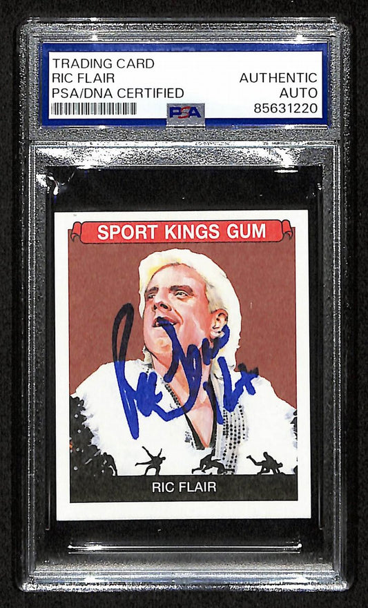 Ric Flair Signed/Inscribed 2023 SportKings WCW Card #141 PSA/DNA 200400