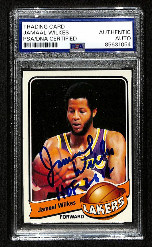 Jamaal Wilkes HOF Signed 1979 TOPPS Card #35 Los Angeles Lakers PSA/DNA 200410
