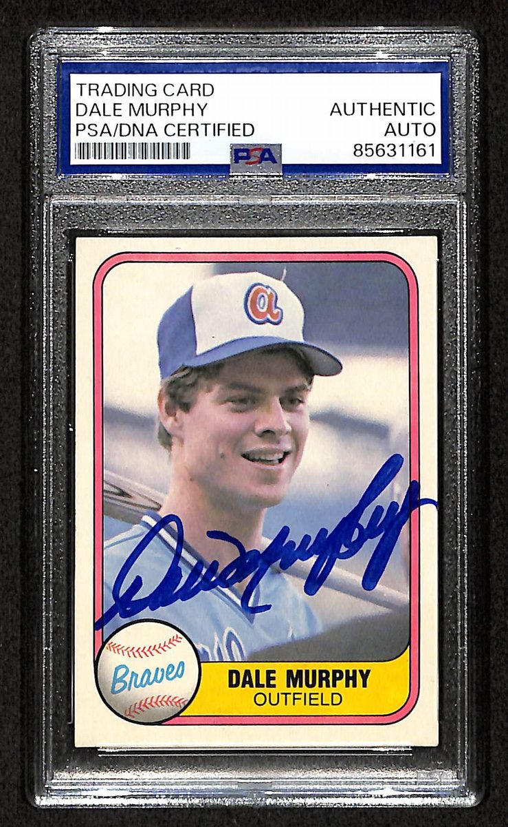 Dale Murphy Signed/Auto 1981 Fleer Card #263 Atlanta Braves PSA/DNA 200426