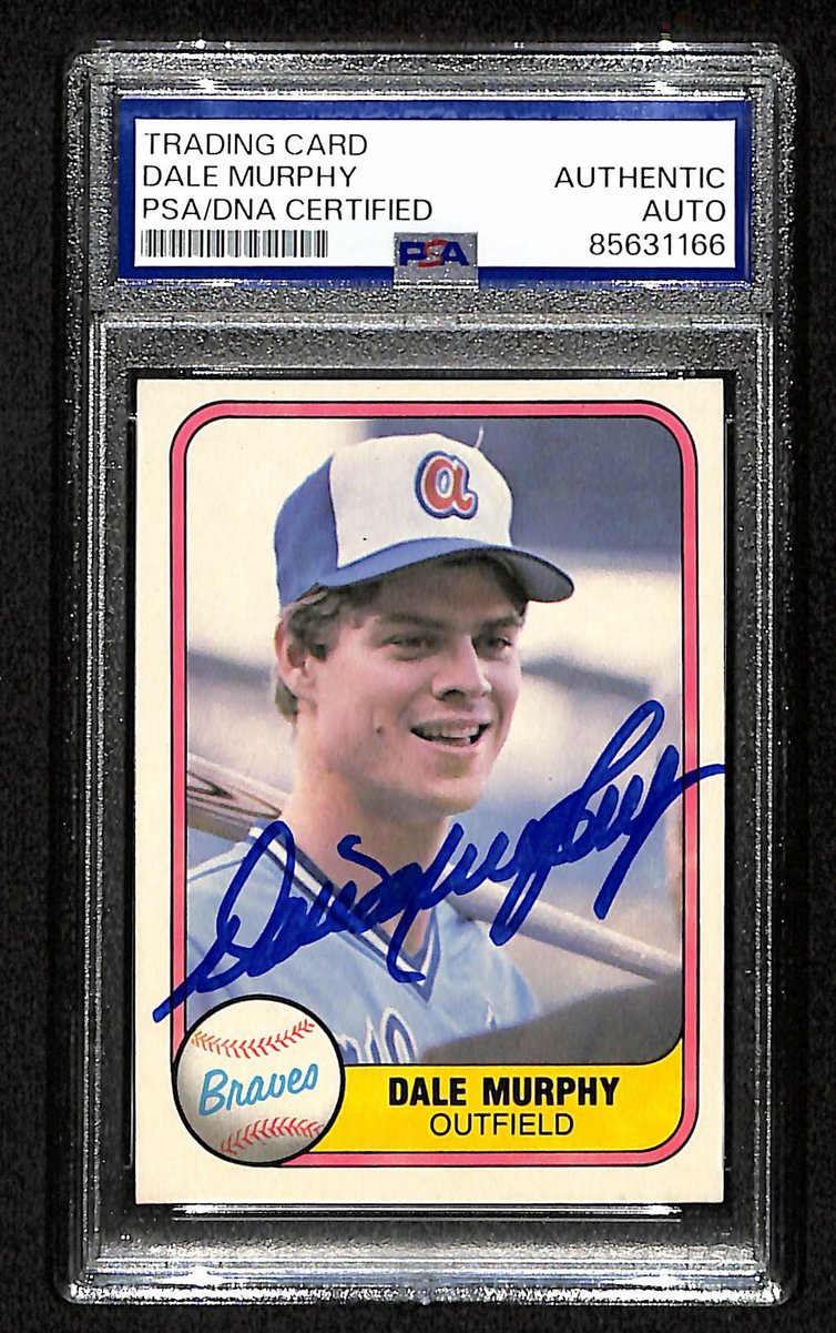 Dale Murphy Signed/Auto 1981 Fleer Card #263 Atlanta Braves PSA/DNA 200427