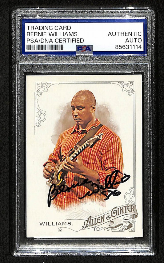 Bernie Williams Signed/Auto 2015 TOPPS Card #177 Yankees PSA/DNA 200432