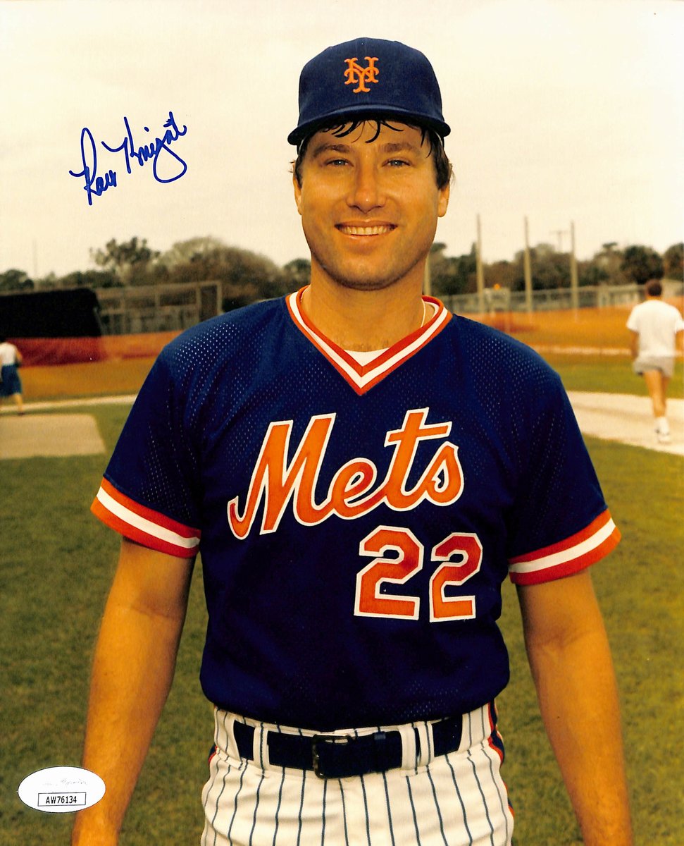 Ray Knight Signed/Autographed 8x10 Photo New York Mets JSA 200242