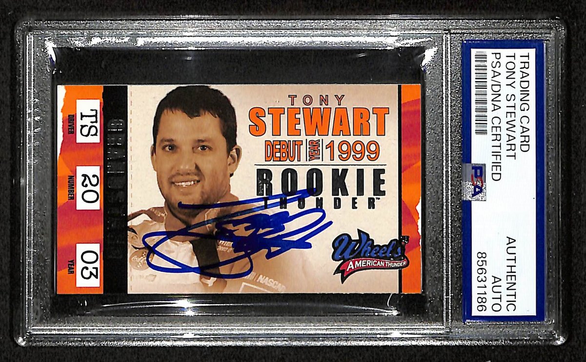 Tony Stewart Signed/Auto 2003 Racing Champions Card #32 PSA/DNA 200478