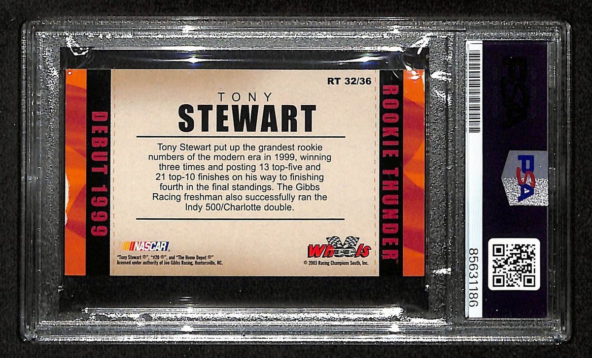 Tony Stewart Signed/Auto 2003 Racing Champions Card #32 PSA/DNA 200478