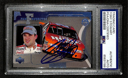 Tony Stewart Signed/Auto 1999 NASCAR Upper Deck Card #66 PSA/DNA 200492
