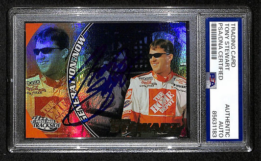 Tony Stewart Signed/Auto 2000 NASCAR Press Pass Card #GN 5/6 PSA/DNA 200496