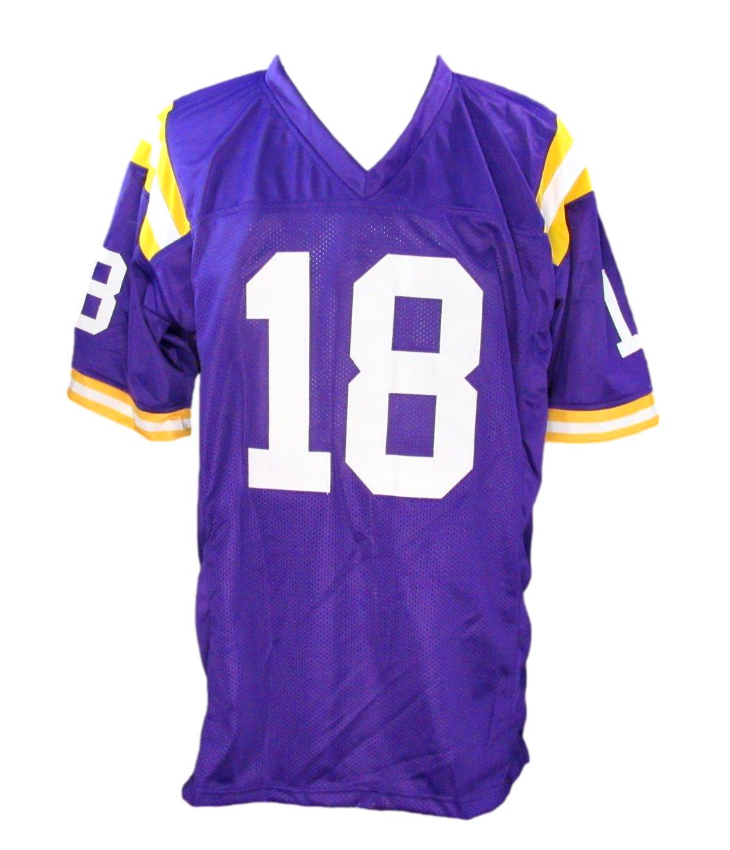 Jacob Hester LSU Signed/Inscribed Custom Football Jersey 200882