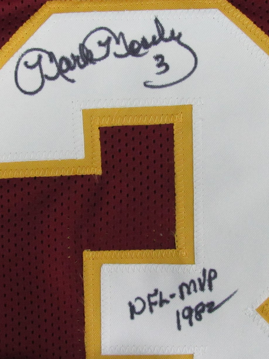 Mark Moseley Signed/Inscribed Custom Football Jersey Redskins JSA 200842