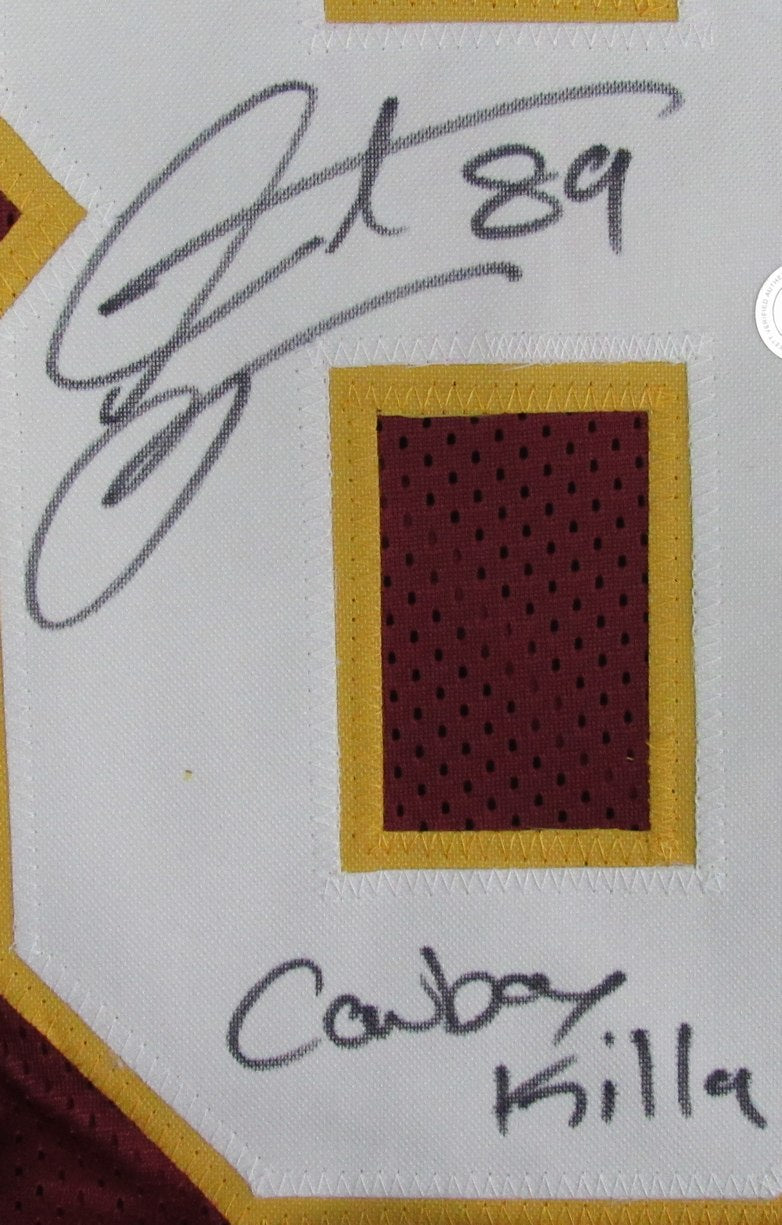 Santana Moss Signed/Inscribed Custom Football Jersey Redskins Beckett BAS 200844