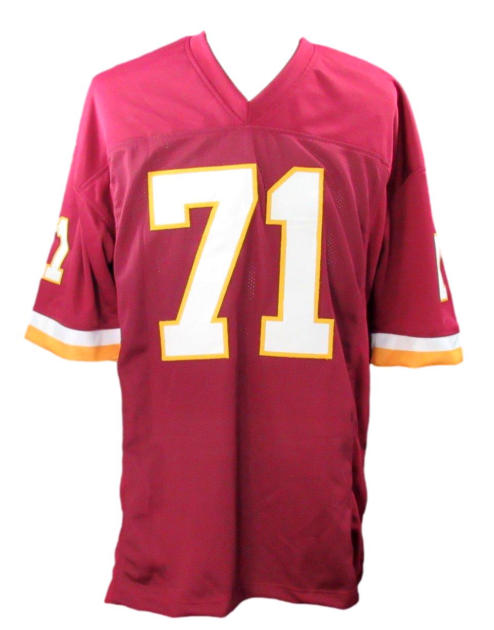 Charles Mann Signed/Inscribed Custom Football Jersey Redskins JSA 200845