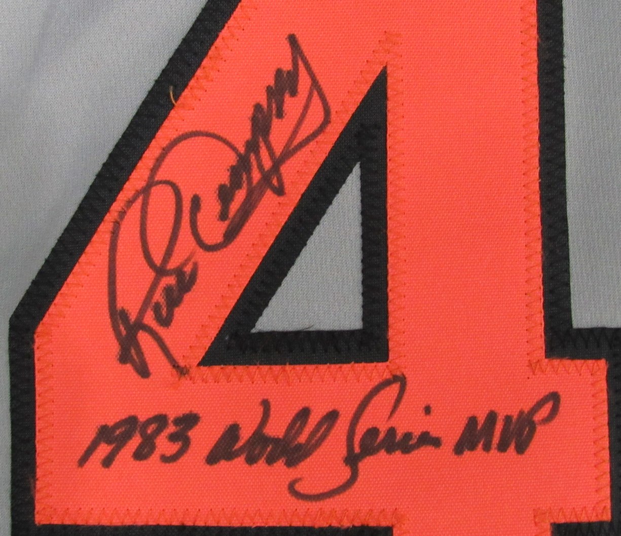 Rick Dempsey Signed/Inscribed Custom Baseball Jersey Orioles JSA 200841