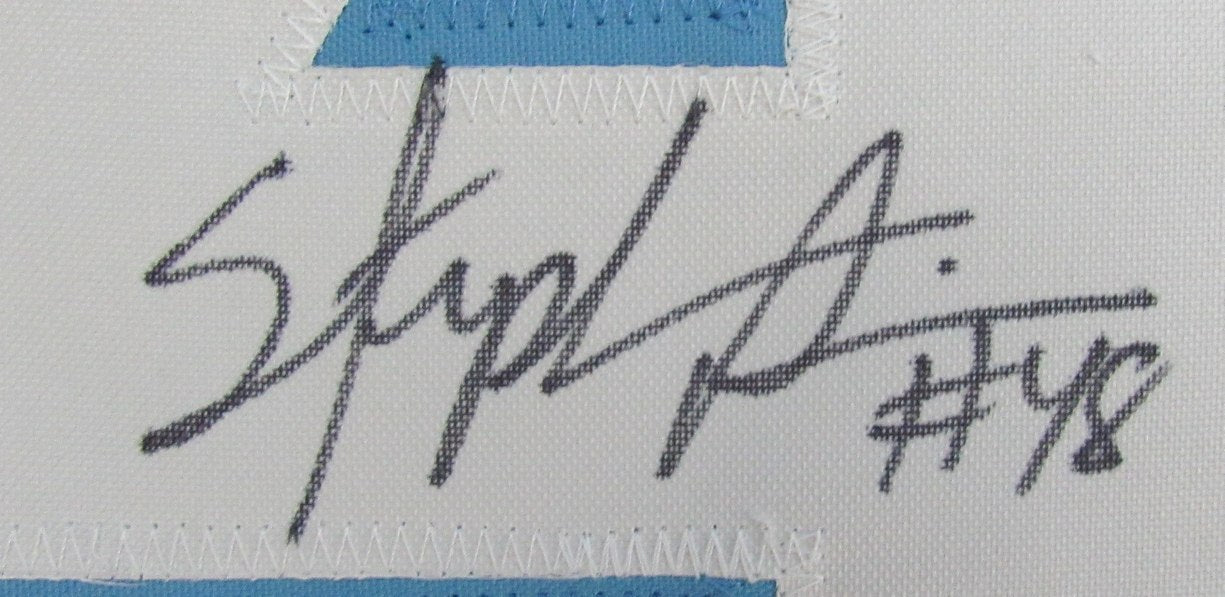 Stephen Davis Signed/Autographed Custom Football Jersey Panthers JSA 200847