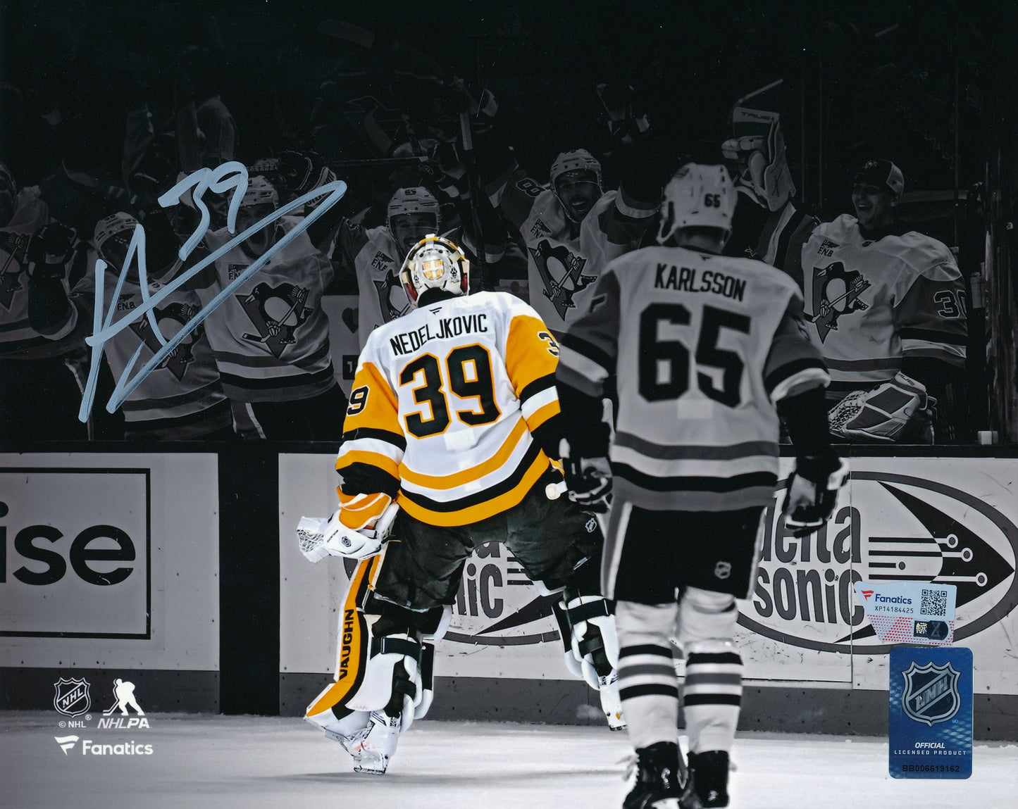 Alex Nedeljkovic Signed/Auto 8x10 Photo Pittsburgh Penguins Fanatics 200884