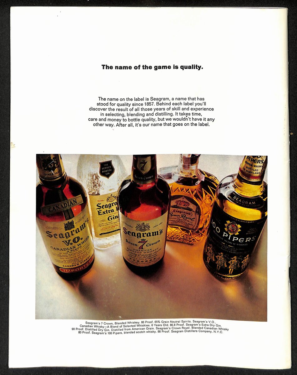 Final Game Old Madison Square Garden MSG Program 1968 Rangers Red Wings 200600