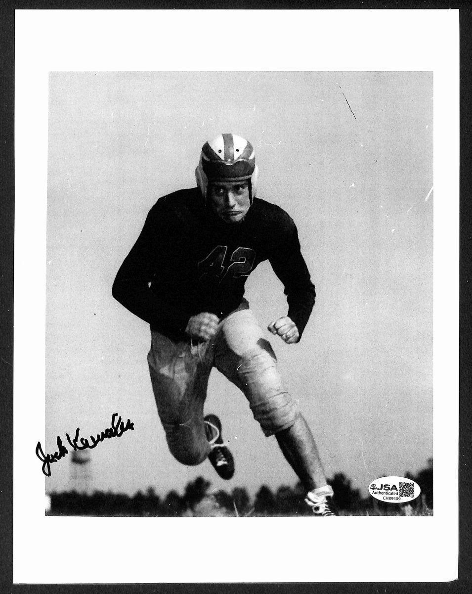 Jack Karwales Signed/Autograph 8x10 Photo Michigan/Chicago Cardinals JSA 200528