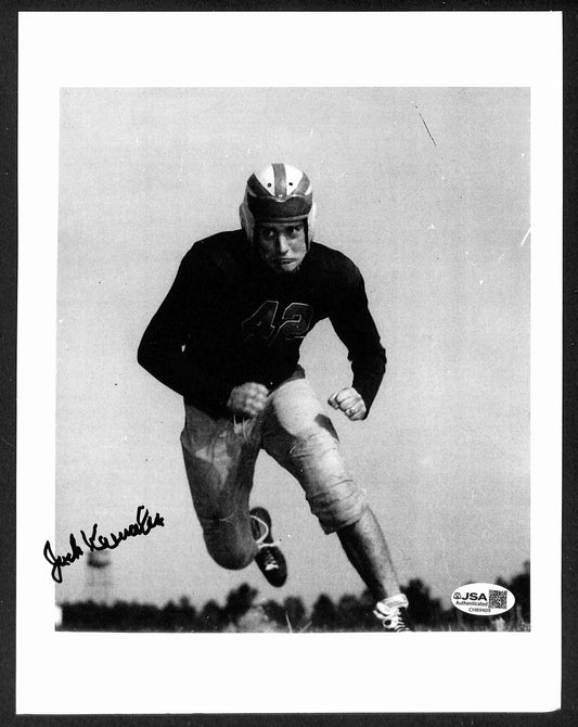 Jack Karwales Signed/Autograph 8x10 Photo Michigan/Chicago Cardinals JSA 200528