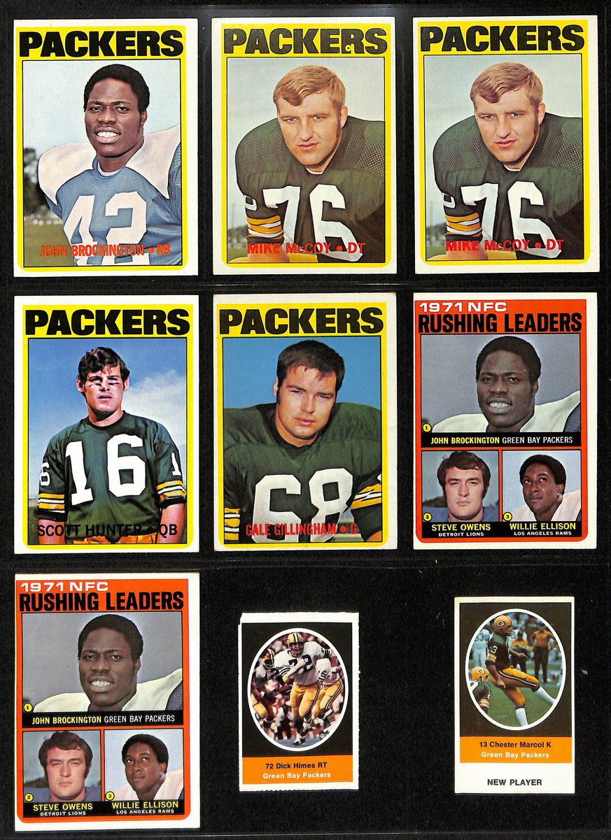 1970s Green Bay Packers Lot of 215 Topps Football Cards LOADED 200585