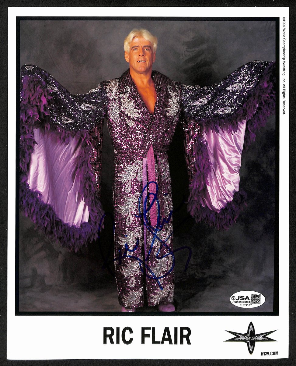 Ric Flair Signed/Autographed WCW 8x10 Photo JSA 199135