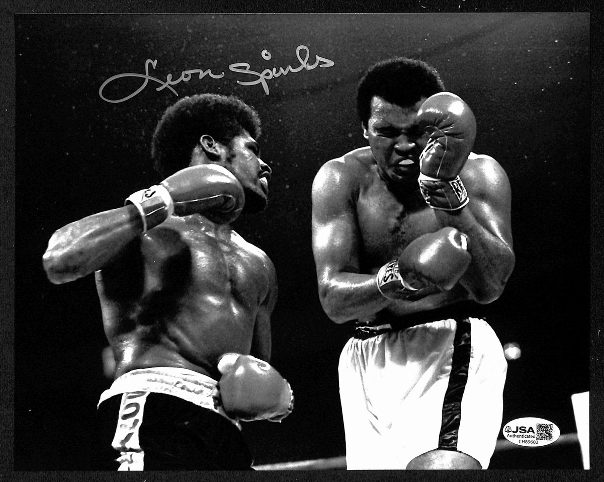 Leon Spinks Signed/Autogaphed 8x10 Photo Boxing Champ JSA 199149